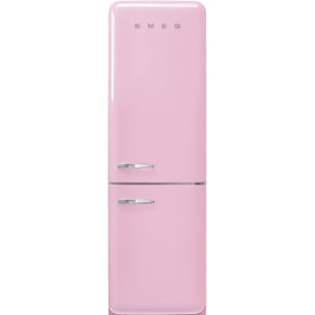 Refrigerador Smeg 2 Porta Laranja, Anni 50, 331L, Dobradiças à