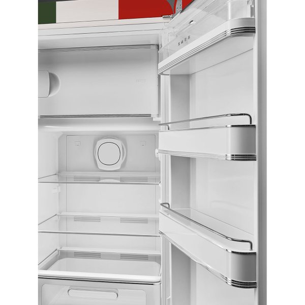 Refrigerador Smeg 1 Porta Bandeira italiana Anni 50 Dobradiça à