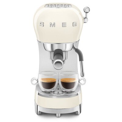 Máquina de Café Manual Smeg Anni 50 Creme 220V