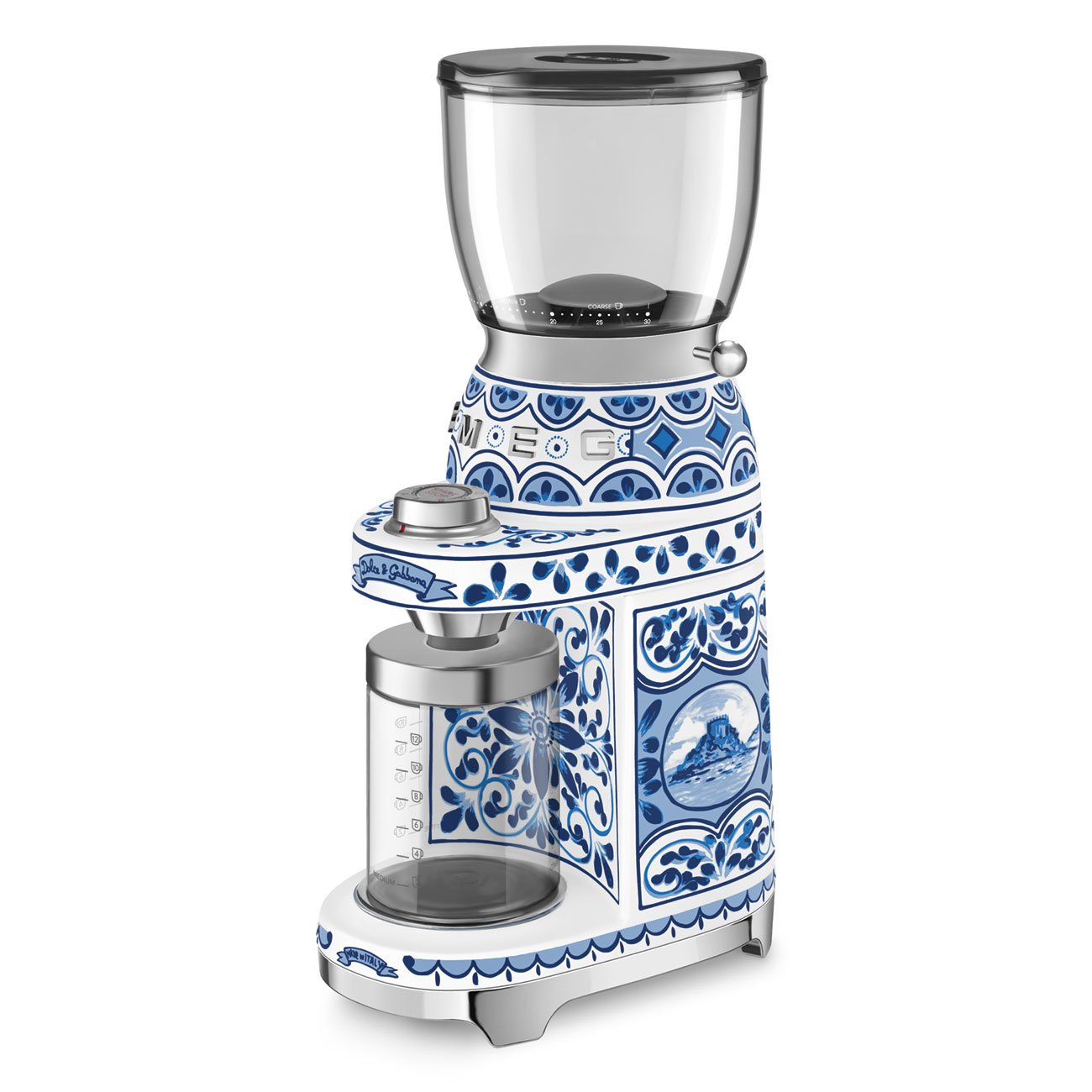 ドルチェ&ガッバーナ　SMEG イタリア製 ブレンダー Moedor de Café Dolce & Gabbana Blu Mediterraneo 220V