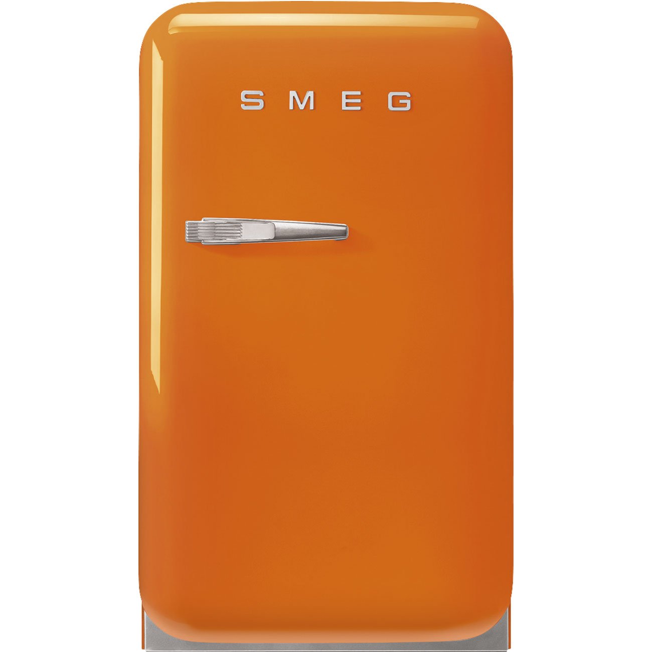 Refrigerador Smeg 1 Porta Laranja Anni 50 Dobradiças á Direita