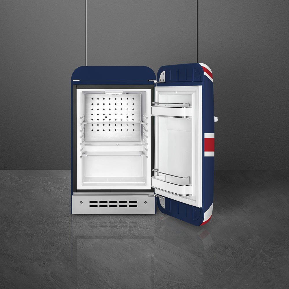 Refrigerador Smeg 1 Porta Union Jack Anni 50 Dobradiças á Direita