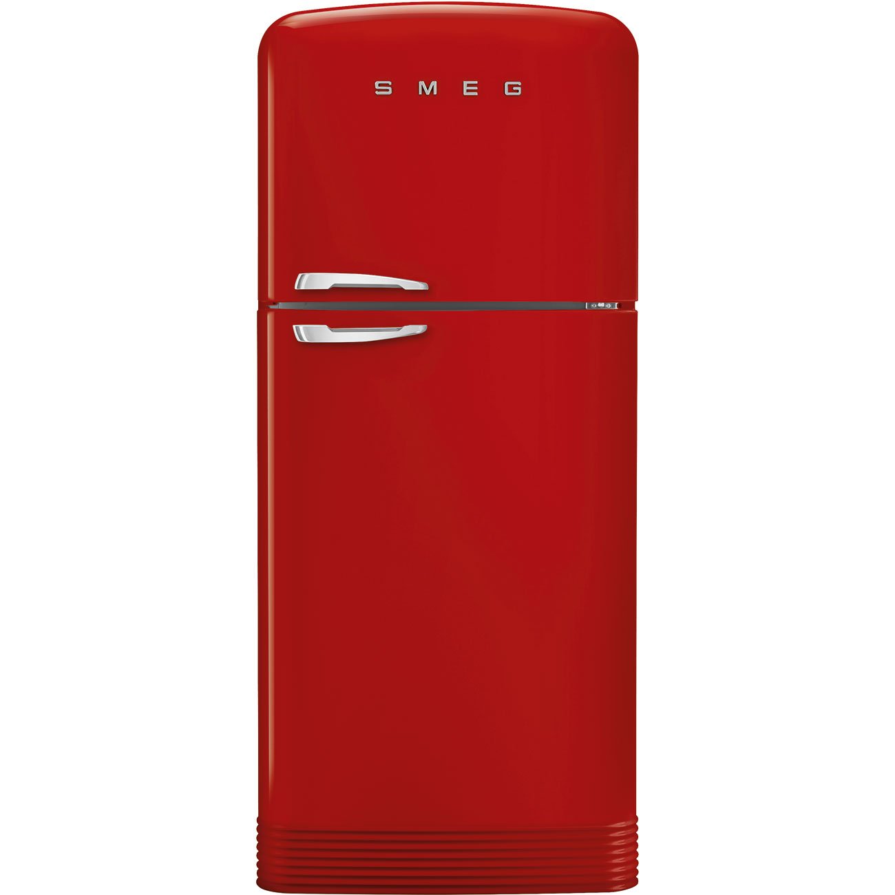 Refrigerador Smeg 2 Portas Vermelho Anni 50 Dobradiças á Direita