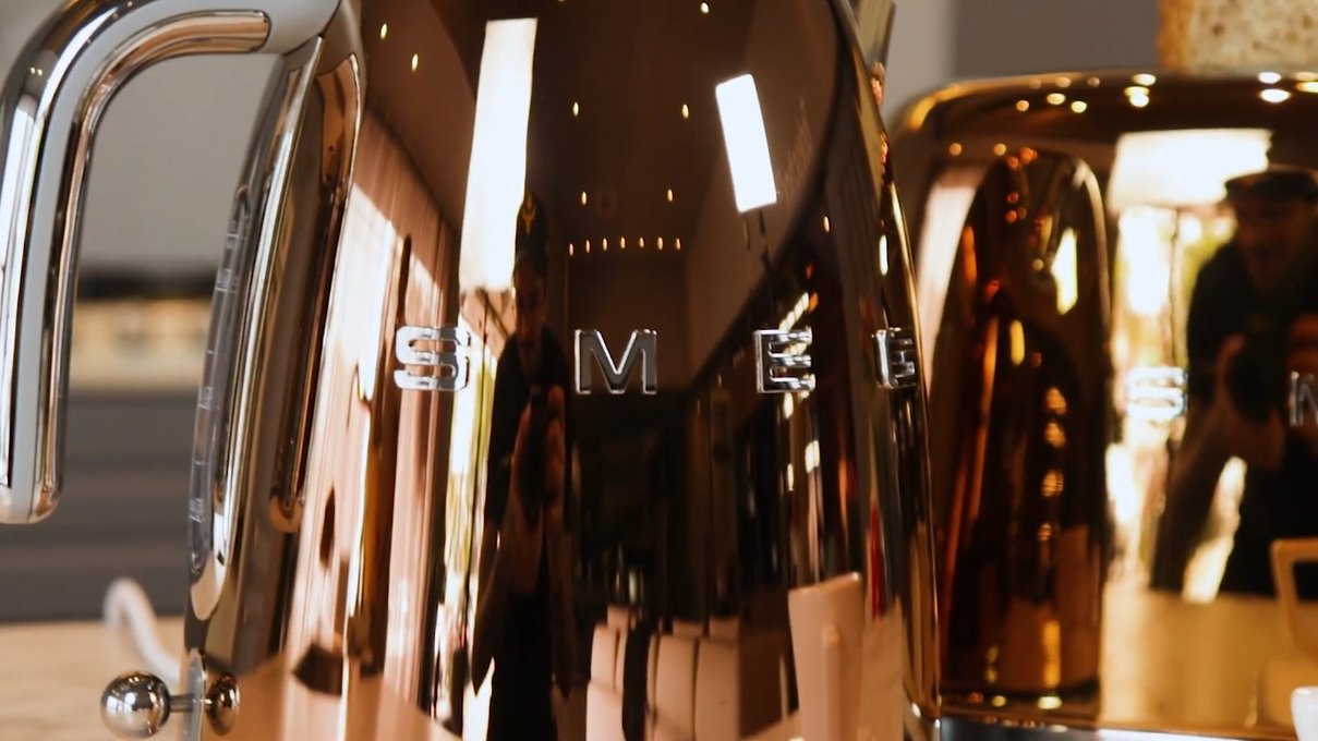 Cojunto Chaleira e Torradeira Rose Gold 3