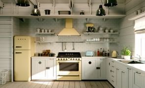 cozinha com eletrodomésticos smeg cozinha com eletrodomésticos smeg