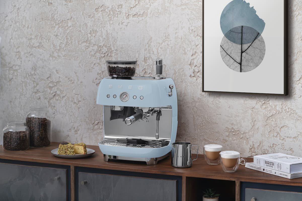cafeteira azul