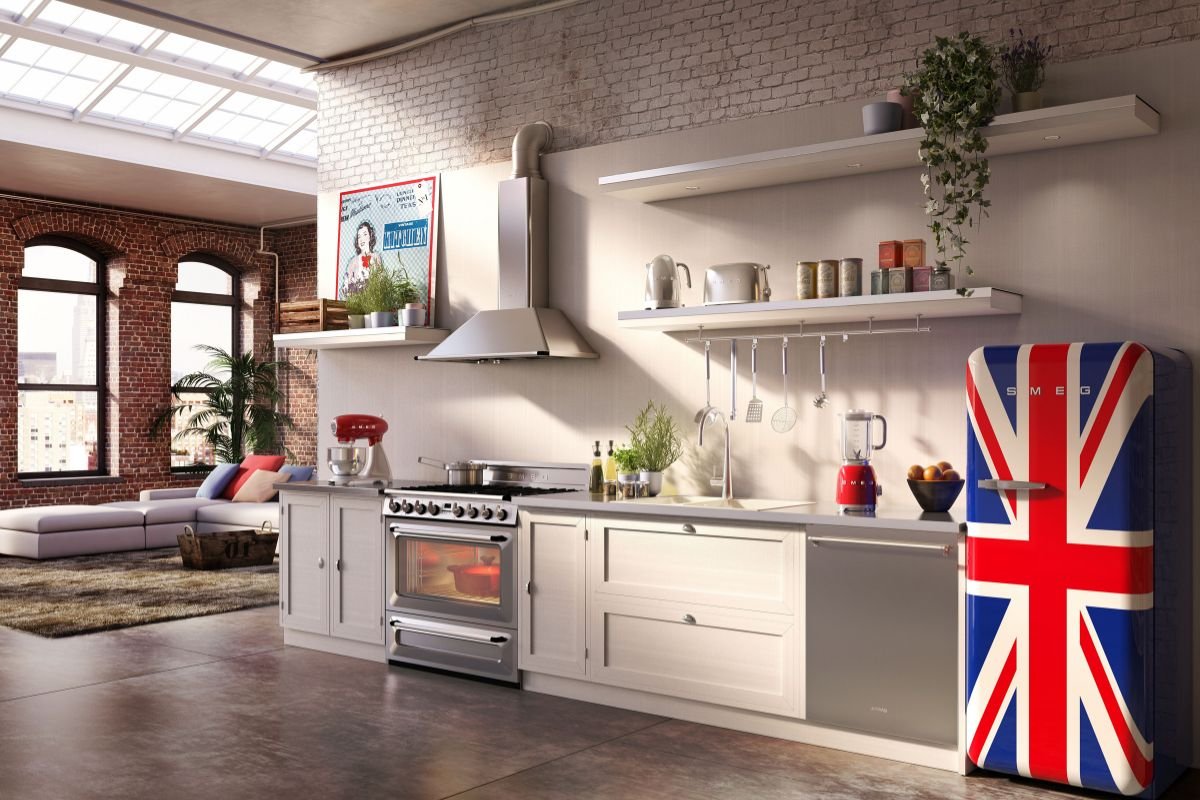cozinha decorada com design italiano