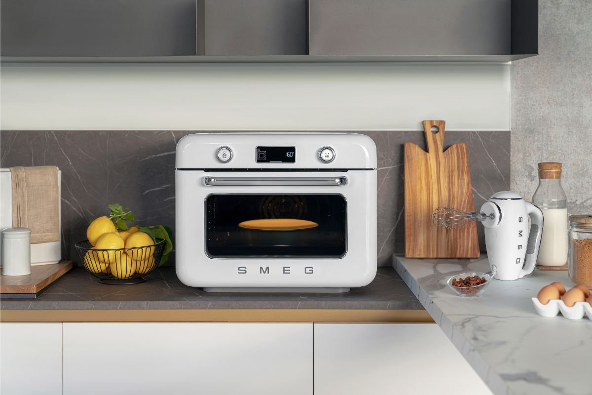 forno de bancada branco smeg