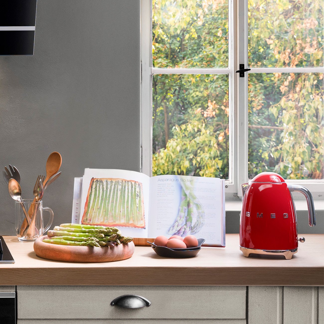 Conjunto Eletroportáteis Smeg, Vermelho, 220v