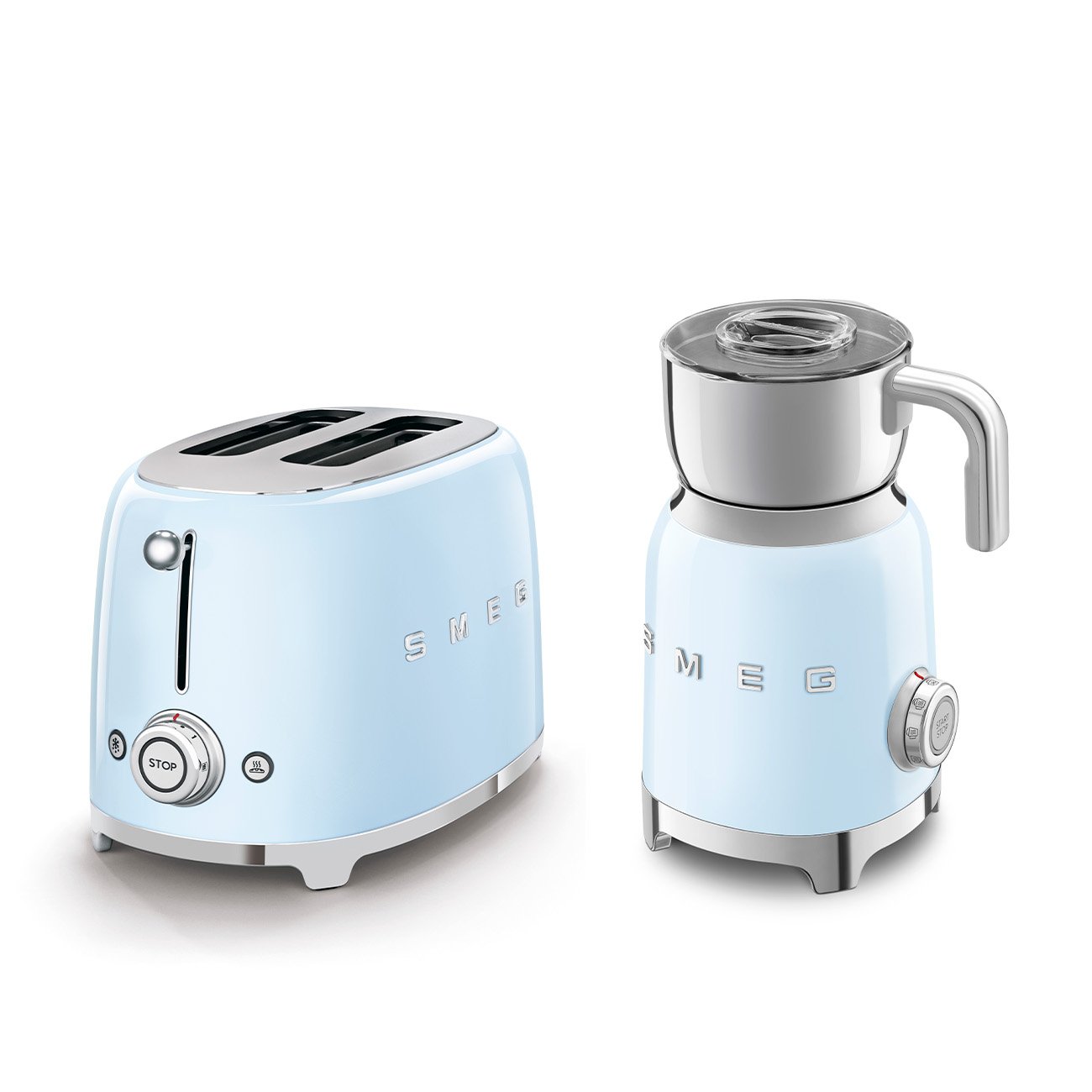 Conjunto Eletroportáteis Smeg, Azul Pastel, 220V