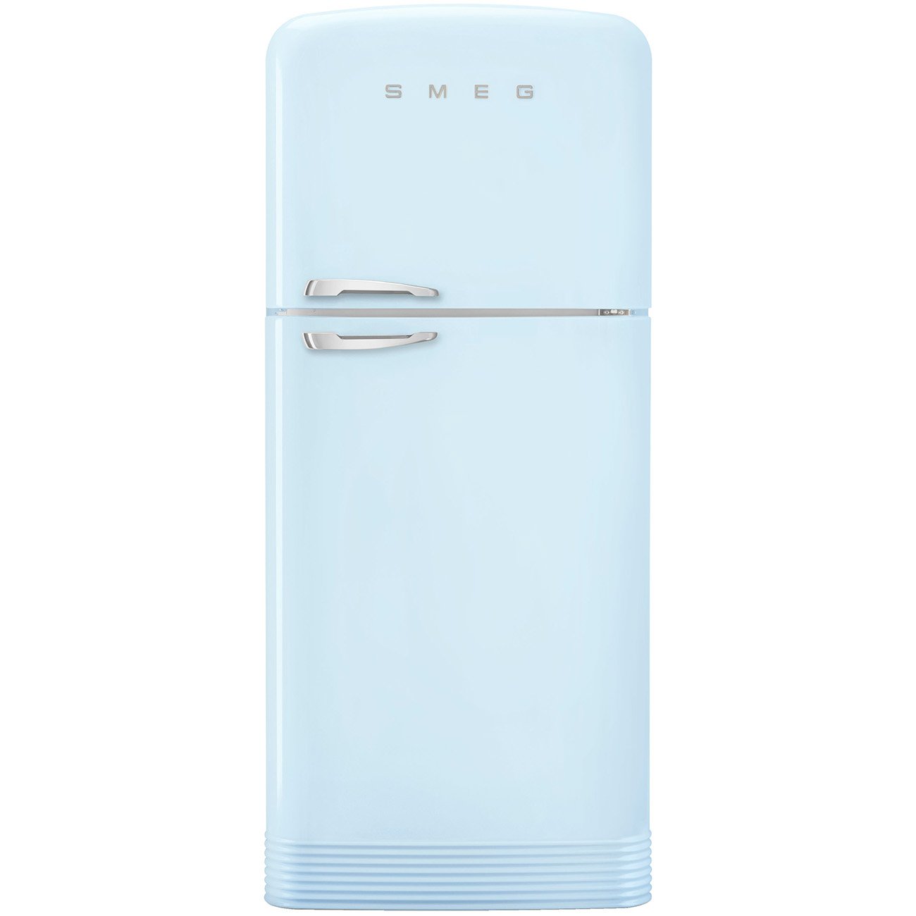 smeg 冷蔵庫 Refrigerador Smeg 2 Portas Azul Pastel Anni 50 Dobradiças á