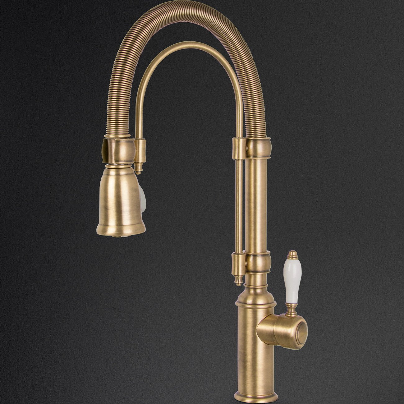 Misturador Smeg Monocomando, Bronze antigo, Linha Colonial - MIDR70-2